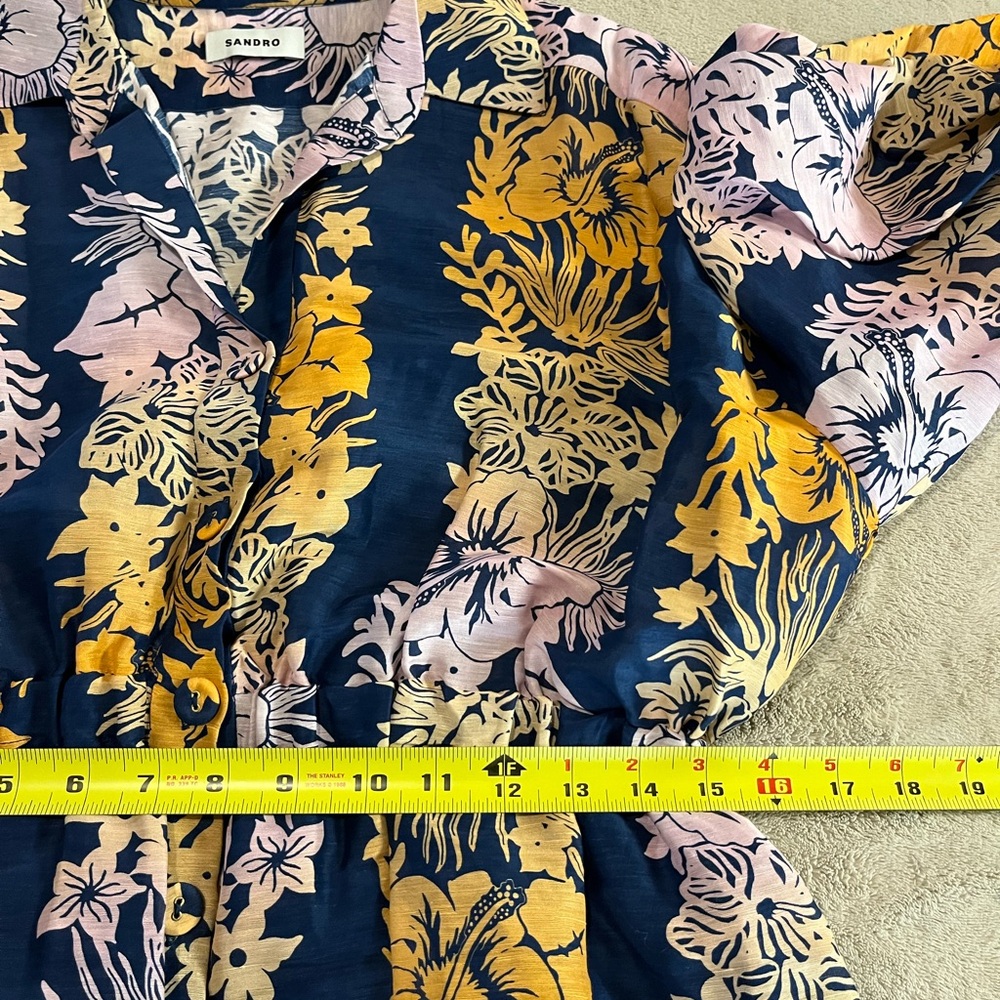 Sandro Linen Dress - Picture 12 of 16